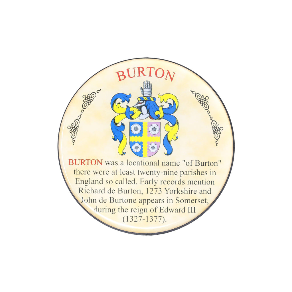 Heraldic Coaster Burton
