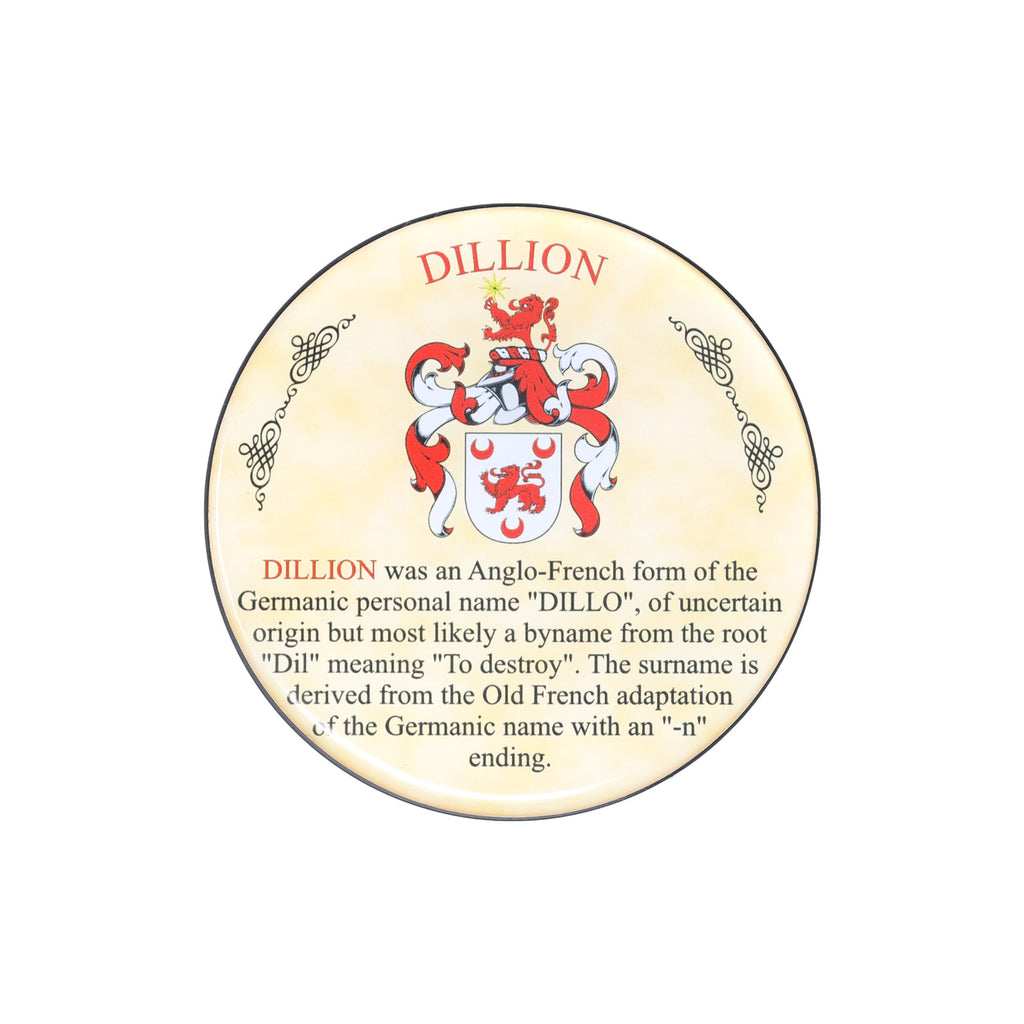 Heraldic Coaster Dillion