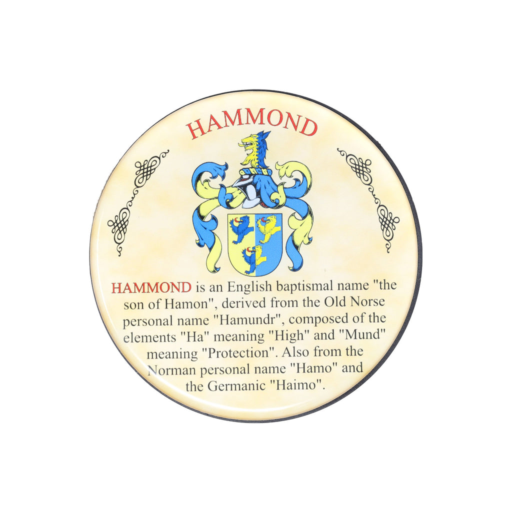 Heraldic Coaster Hammond