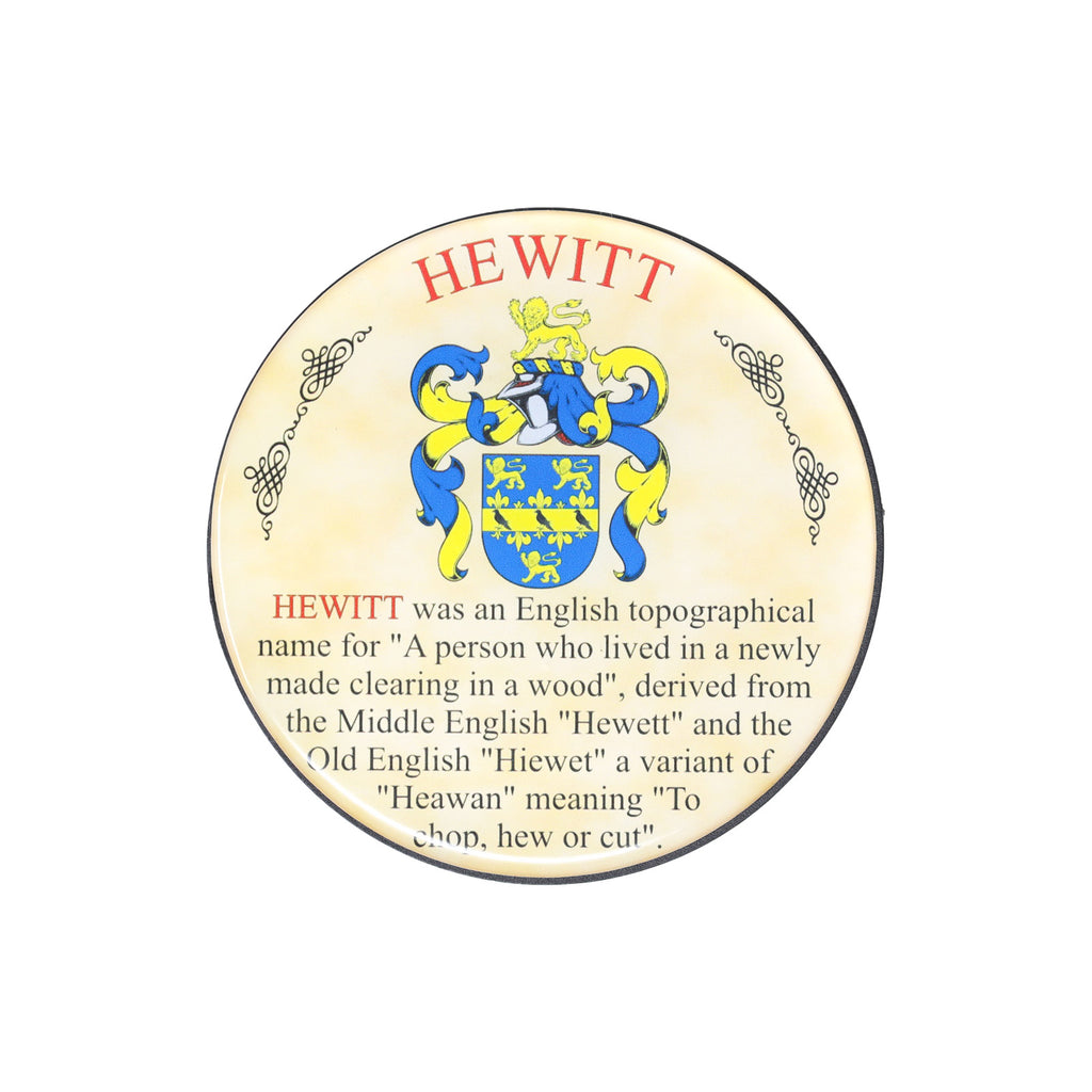 Heraldic Coaster Hewitt