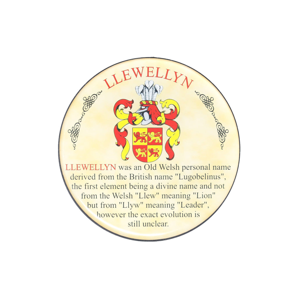 Heraldic Coaster Llewellyn