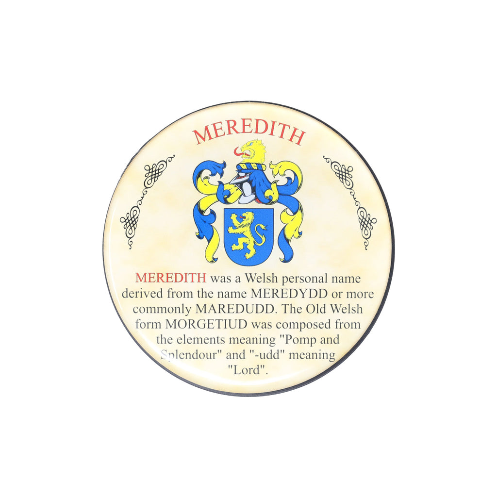 Heraldic Coaster Meredith