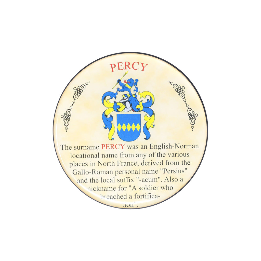 Heraldic Coaster Percy