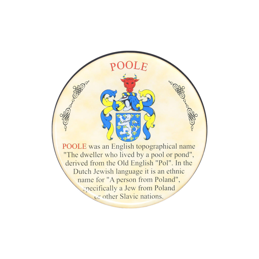 Heraldic Coaster Poole