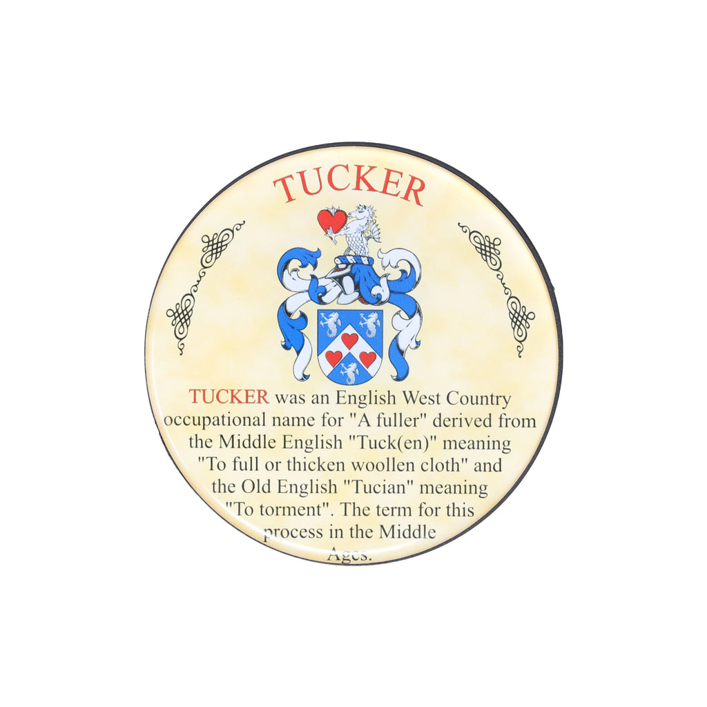 Heraldic Coaster Tucker
