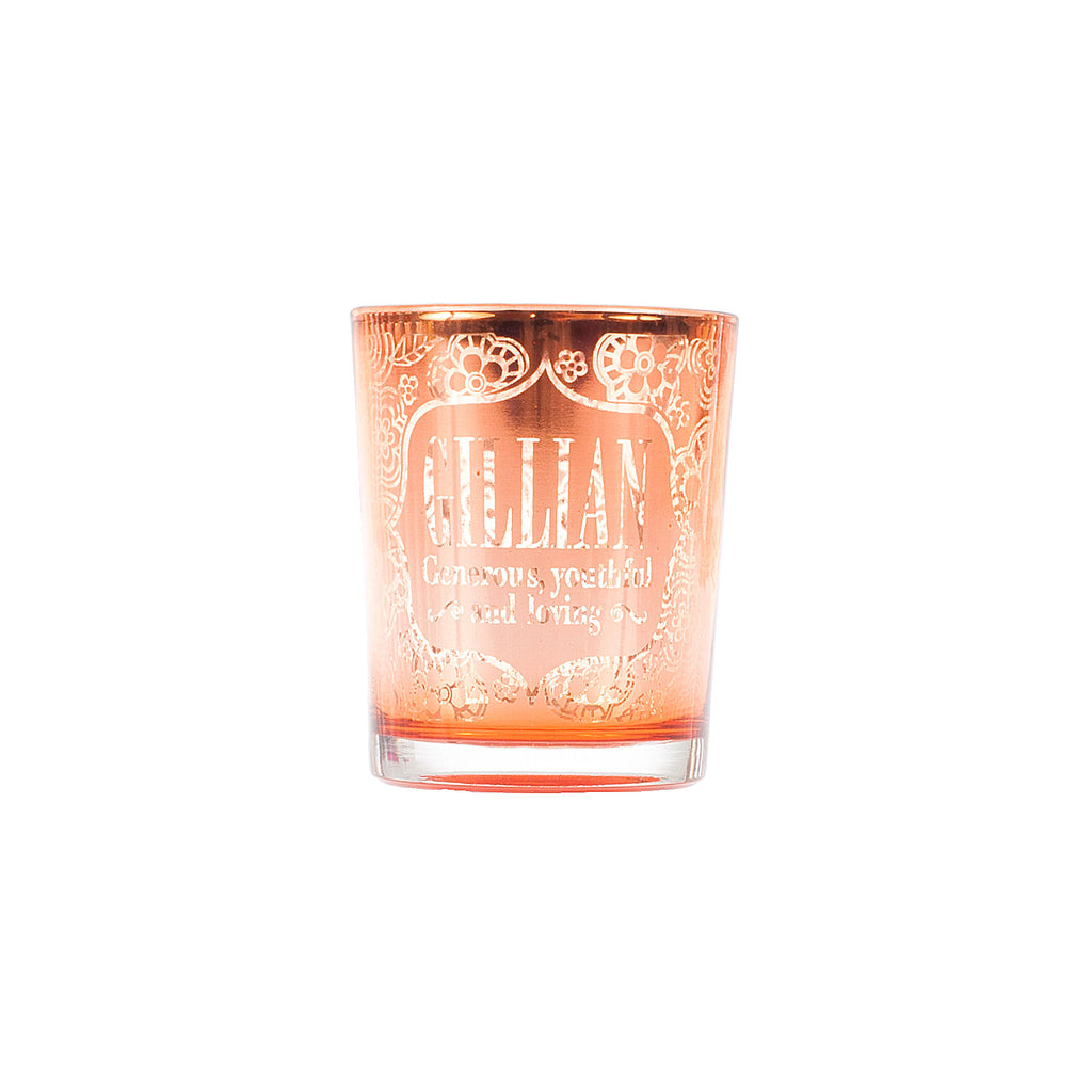 Metallic Candlepot Gillian