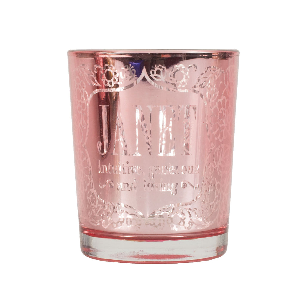 Metallic Candlepot Janet