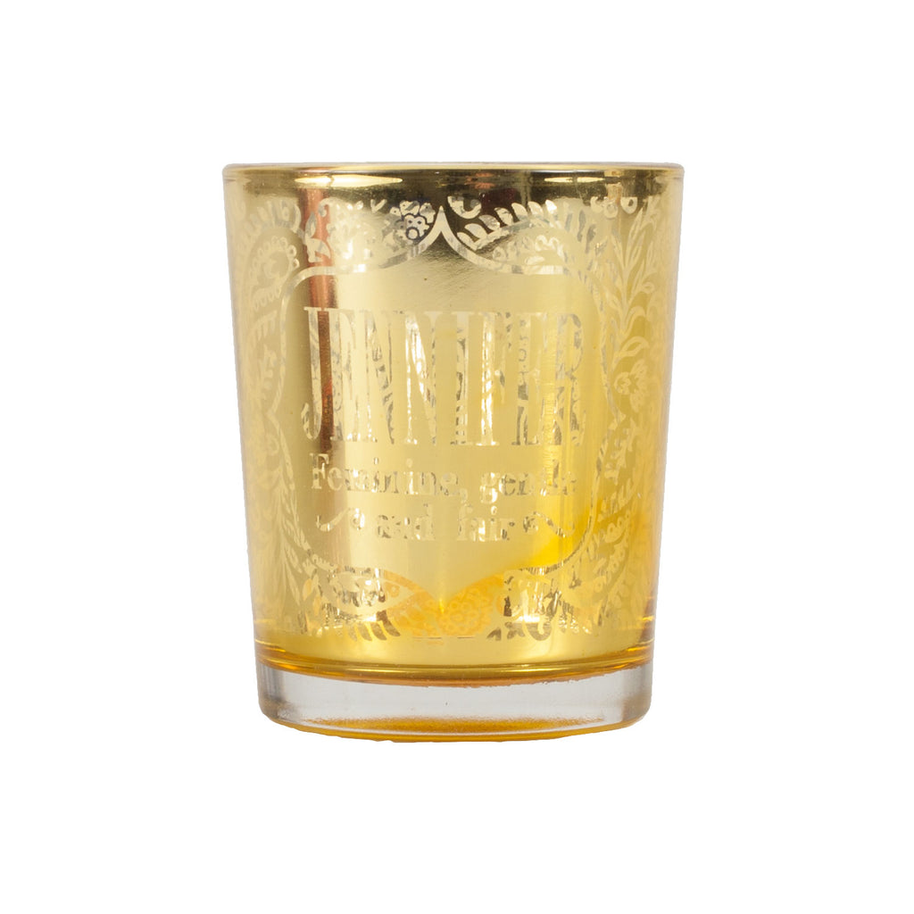 Metallic Candlepot Jennifer