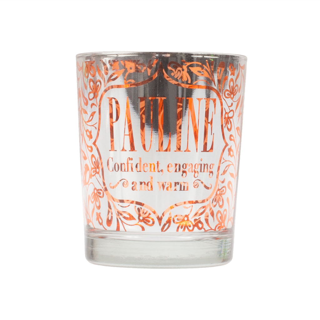 Metallic Candlepot Pauline
