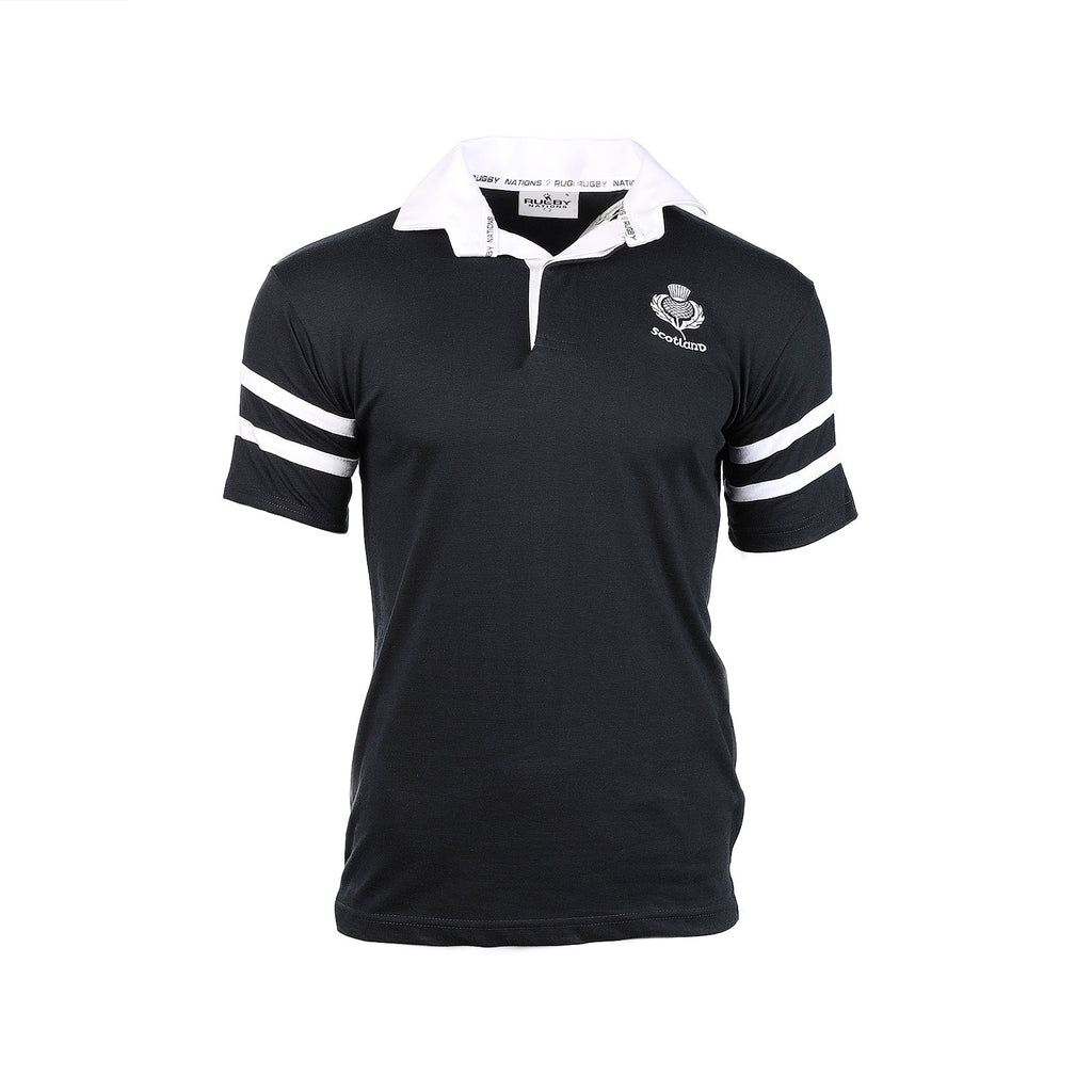 Gents S/S 2 Stripe Rugby Shirt