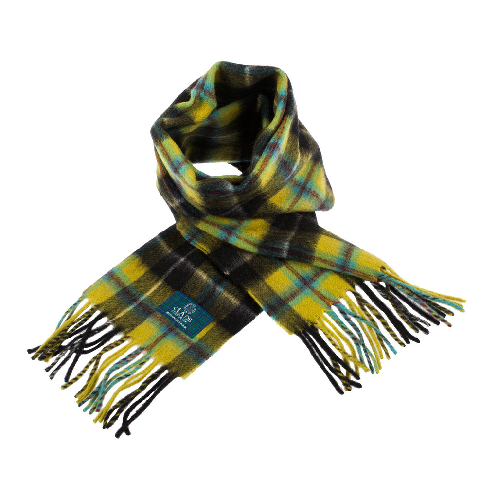 Lambswool Scottish Tartan Clan Scarf  Cornish National