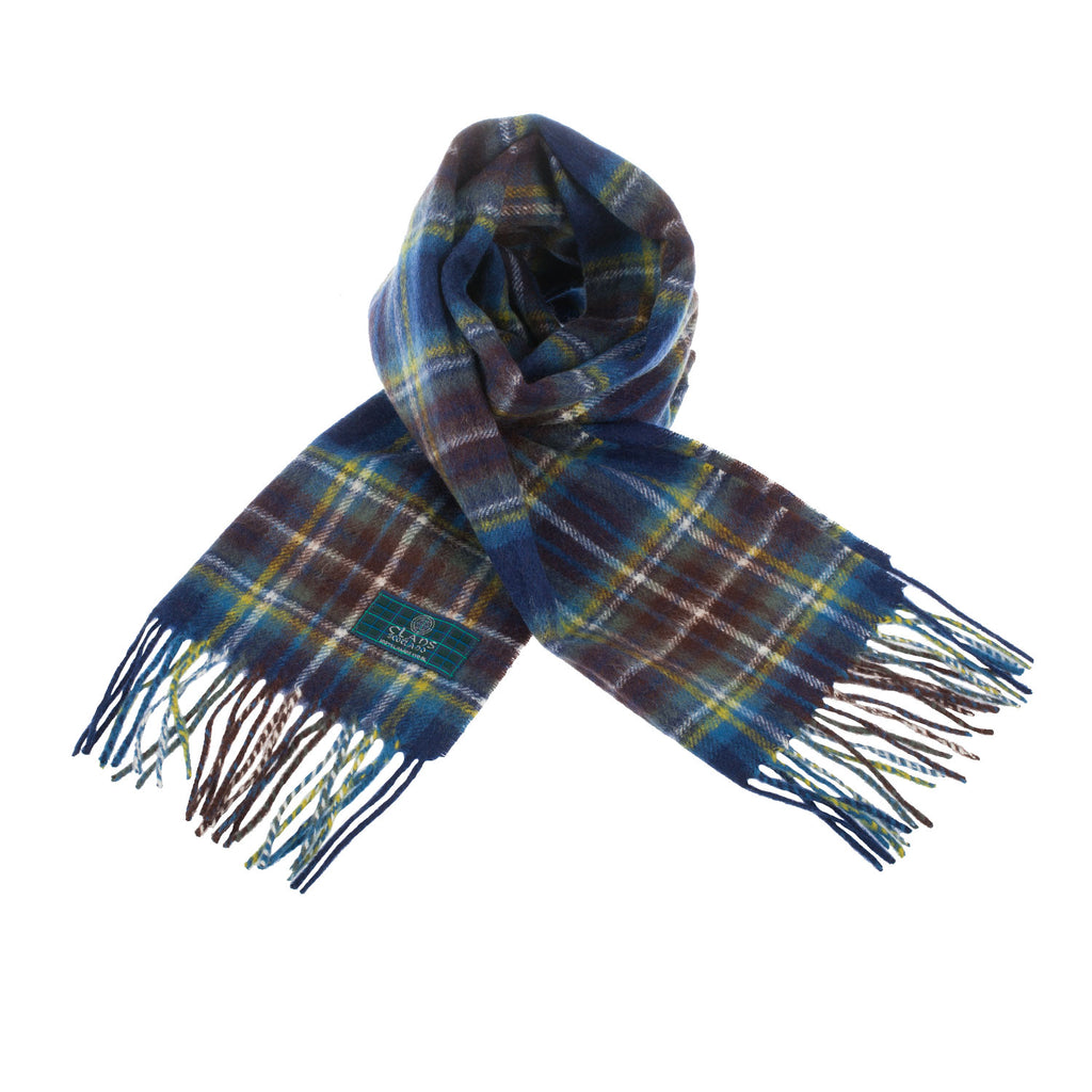 Lambswool Scottish Tartan Clan Scarf  Holyrood