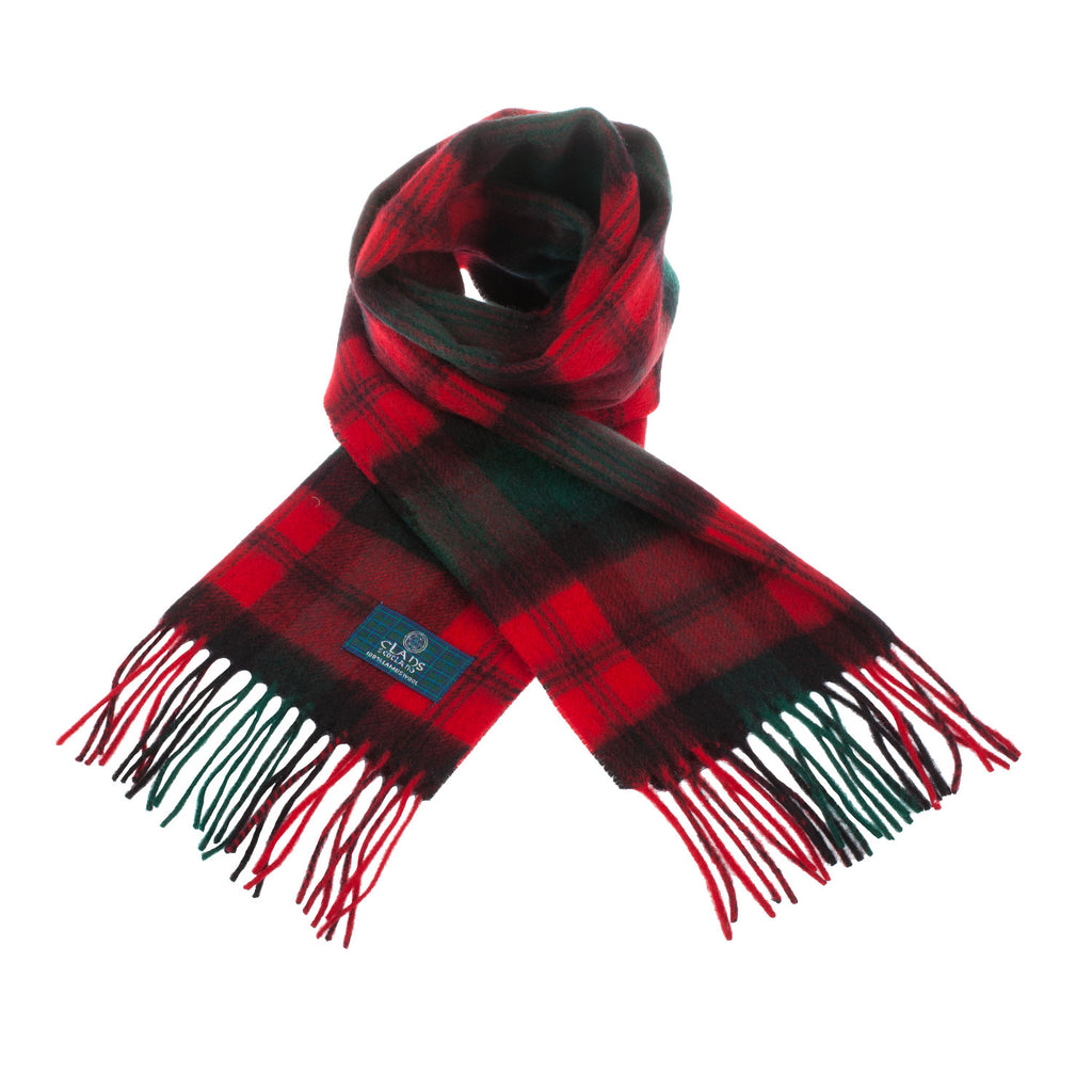 Lambswool Scottish Tartan Clan Scarf  Kerr