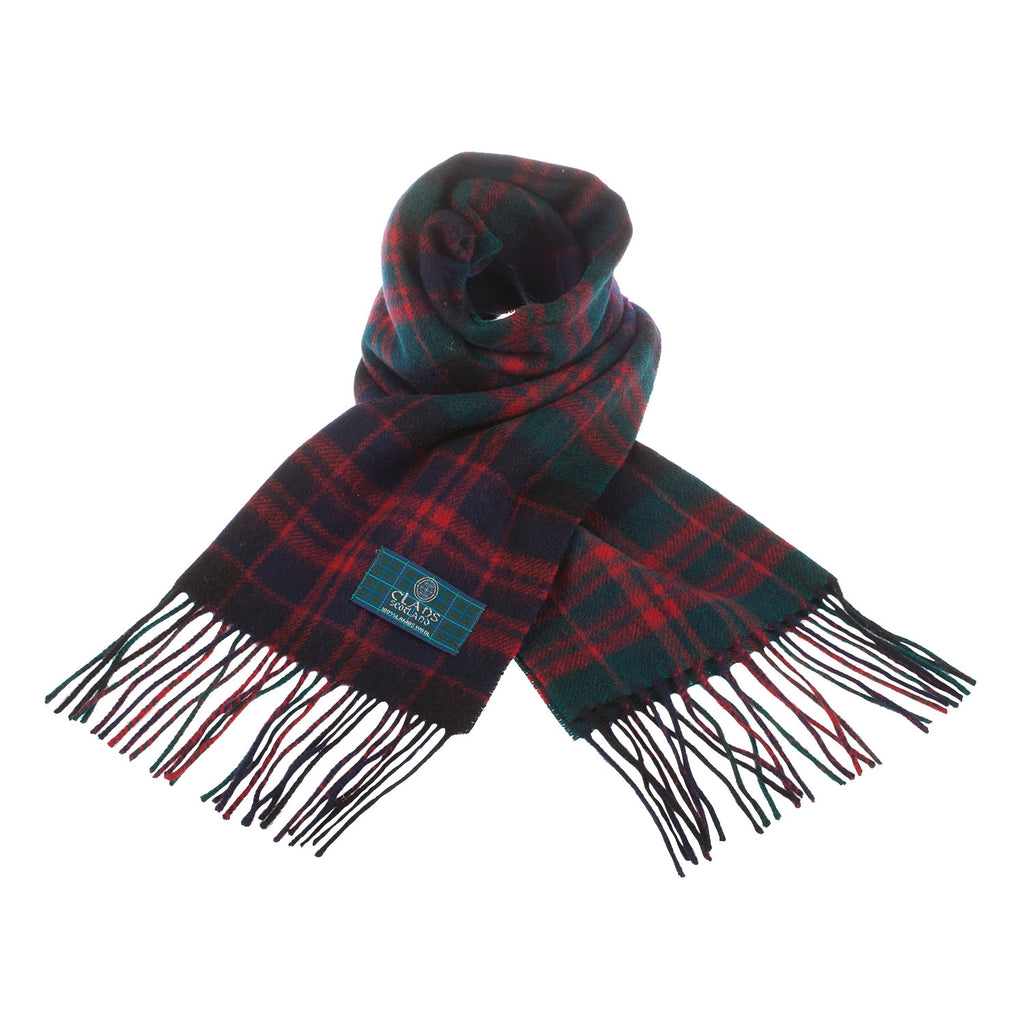 Lambswool Scottish Tartan Clan Scarf  Macdonald Clan