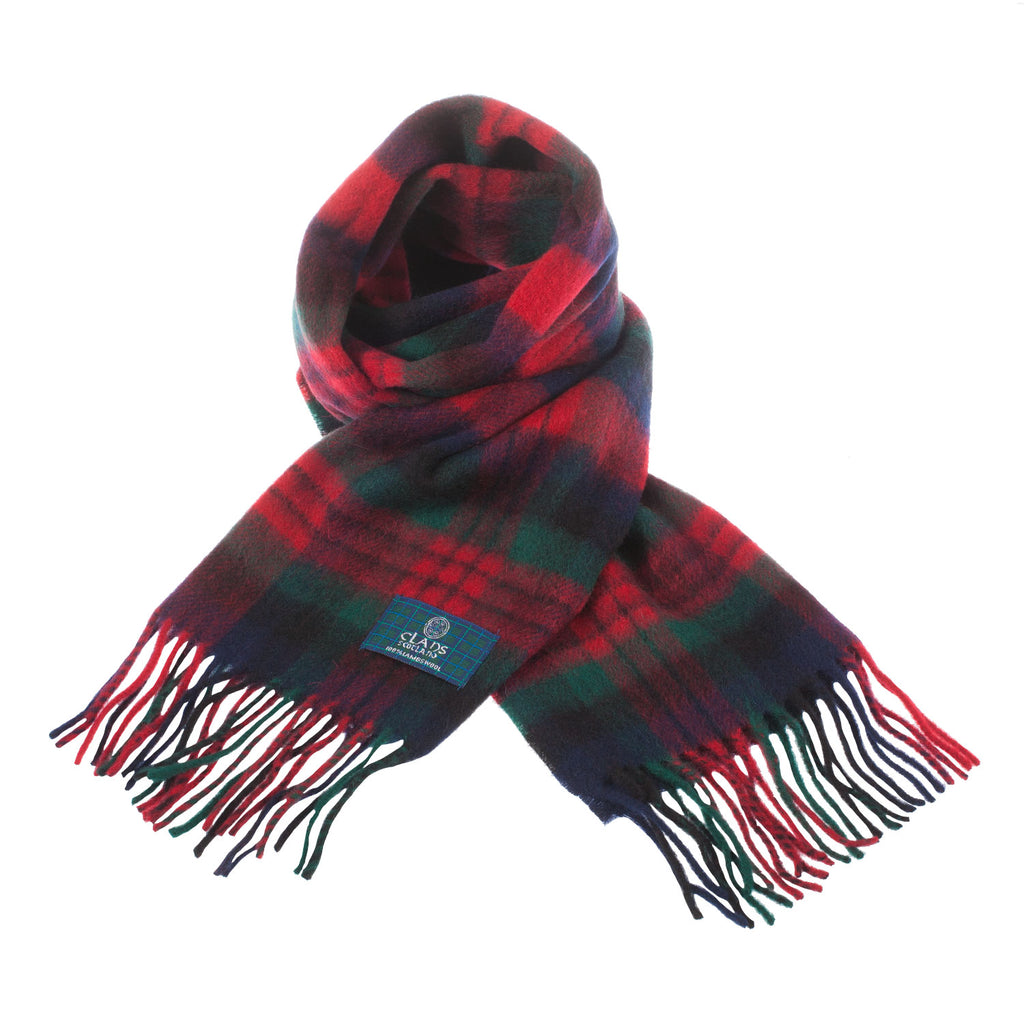 Lambswool Scottish Tartan Clan Scarf  Macduff