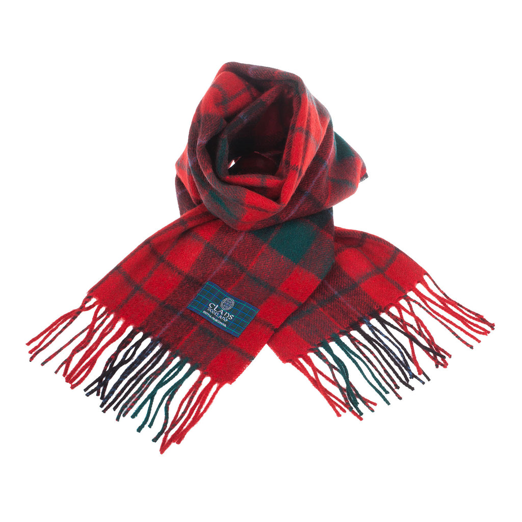 Lambswool Scottish Tartan Clan Scarf  Nicholson