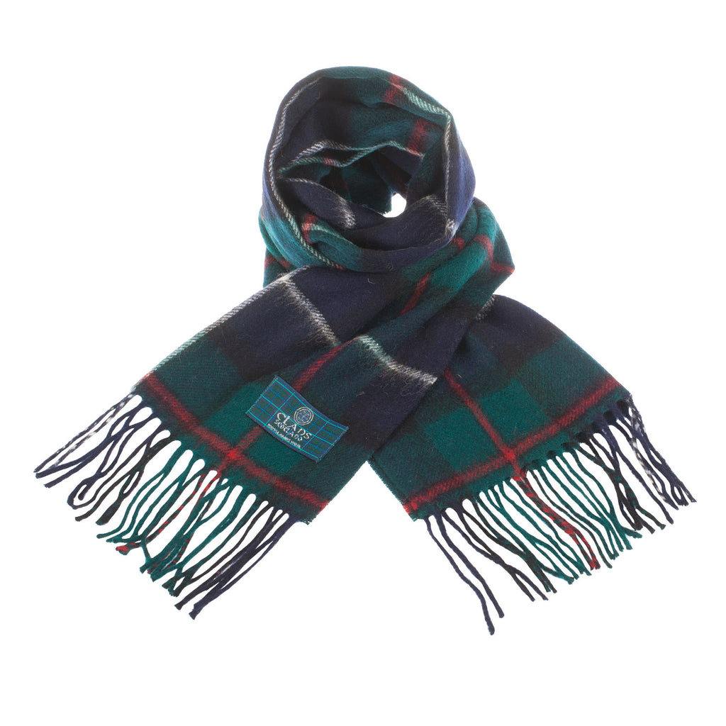 Lambswool Scottish Tartan Clan Scarf  Robertson Hunting