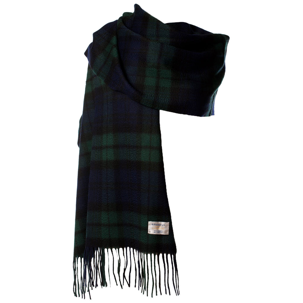 Edinburgh Cashmere Stole  Black Watch