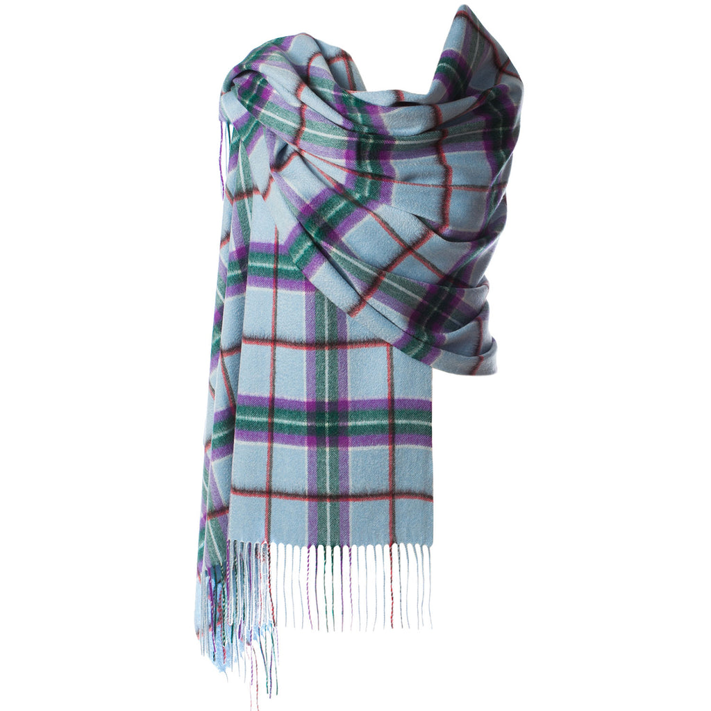 Edinburgh Cashmere Stole  World Peace Tartan