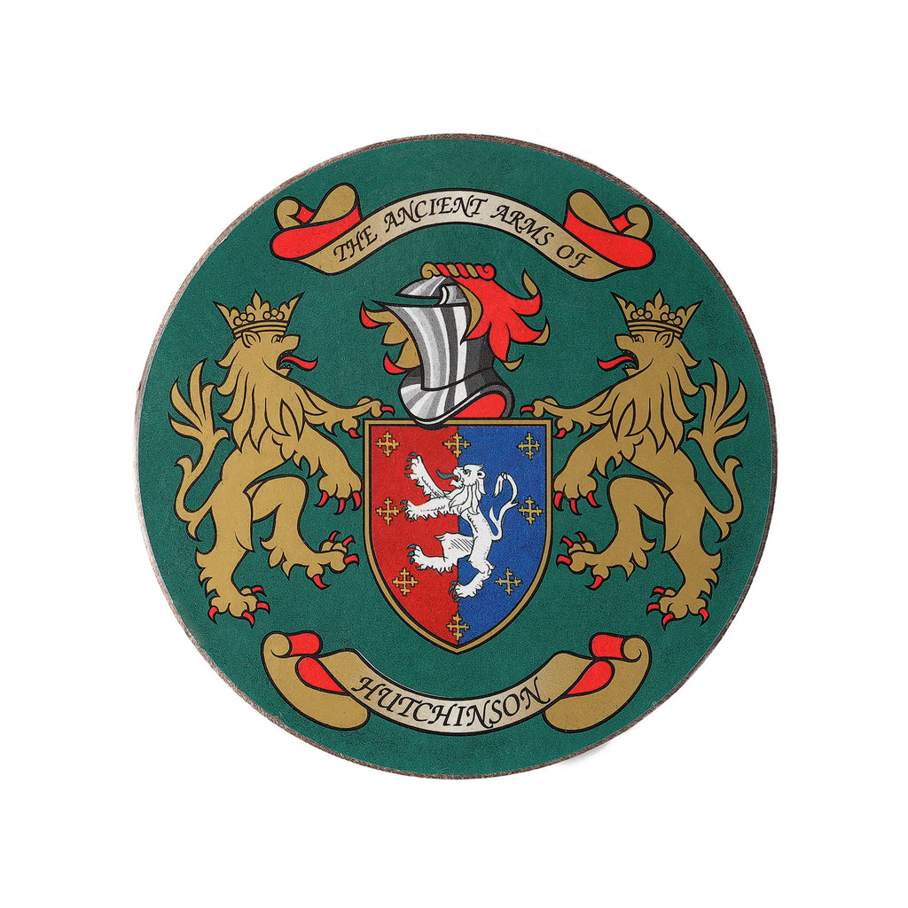 Coat Of Arms Coasters Hutchison