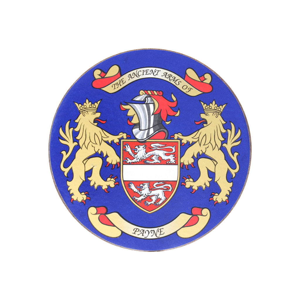 Coat Of Arms Coasters Payne