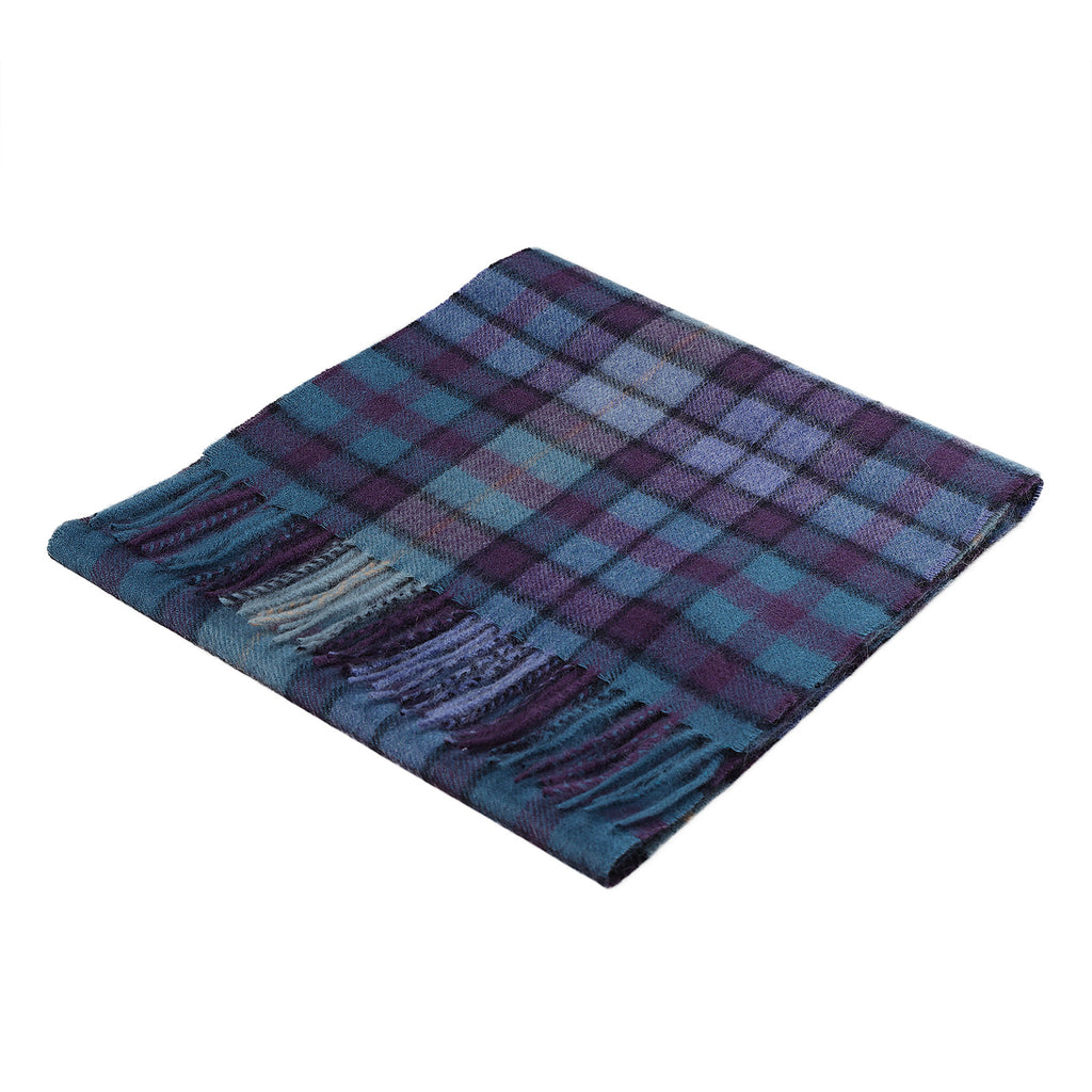 Edinburgh Cashmere Scarf Buchanan Mix Sapphire