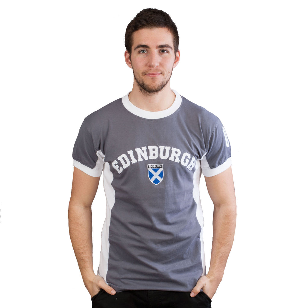 Gents Edinburgh No 9 T-Shirt Dark Grey