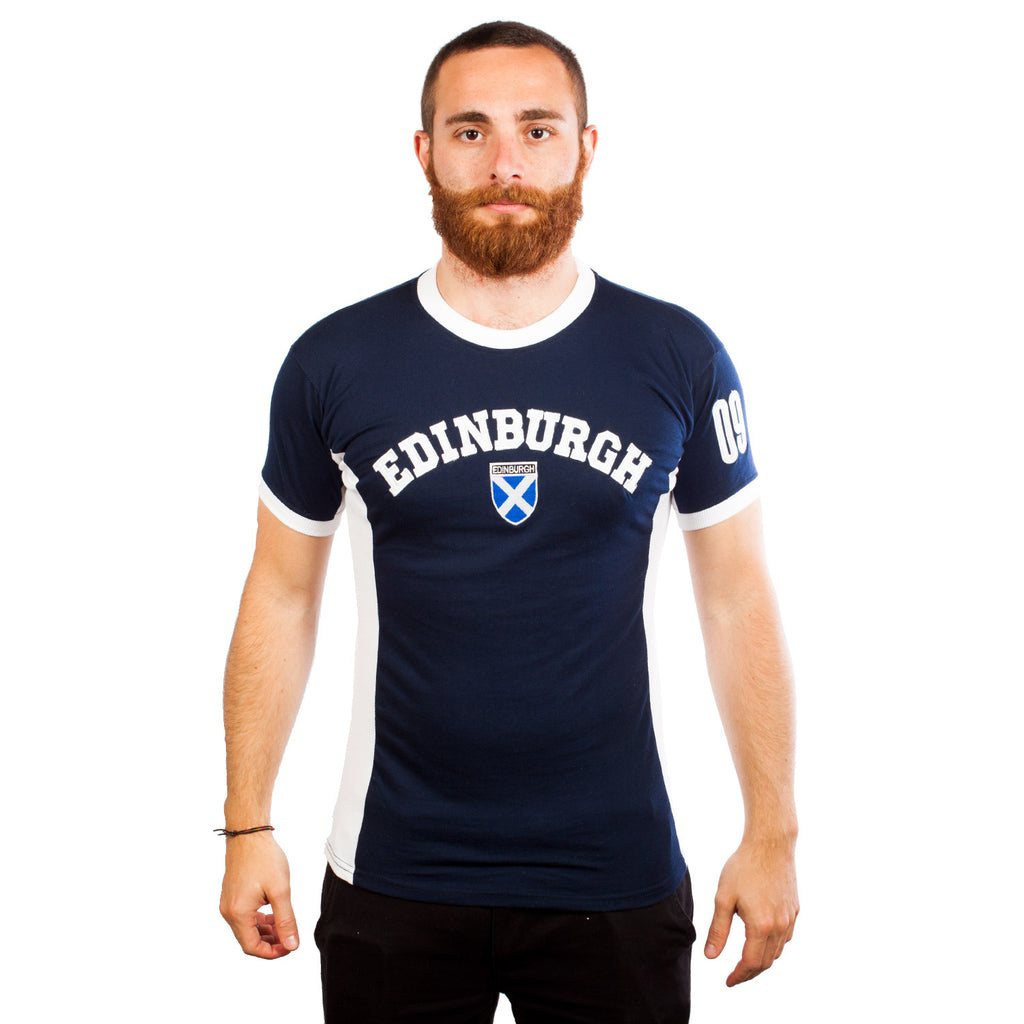 Gents Edinburgh No 9 T-Shirt Navy