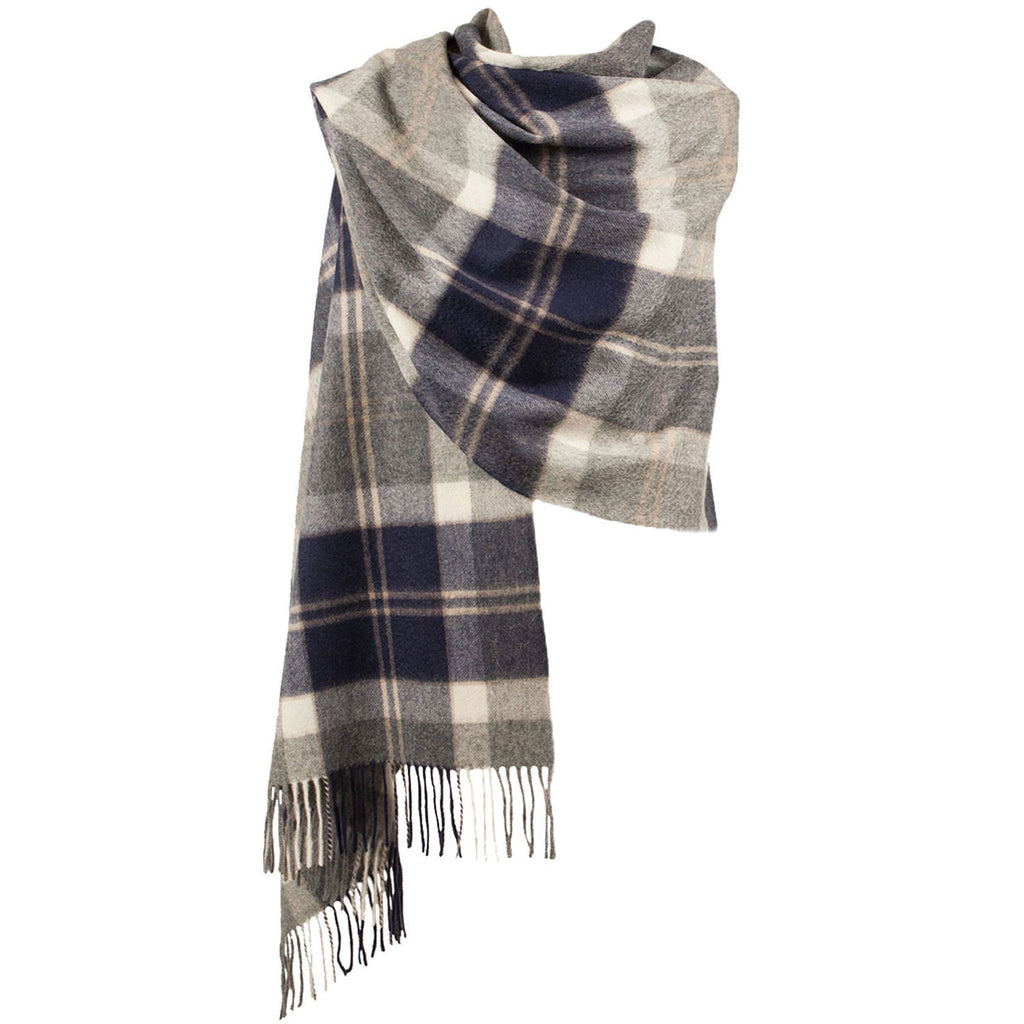 Edinburgh Lambswool Stole  Bannockbane Silver