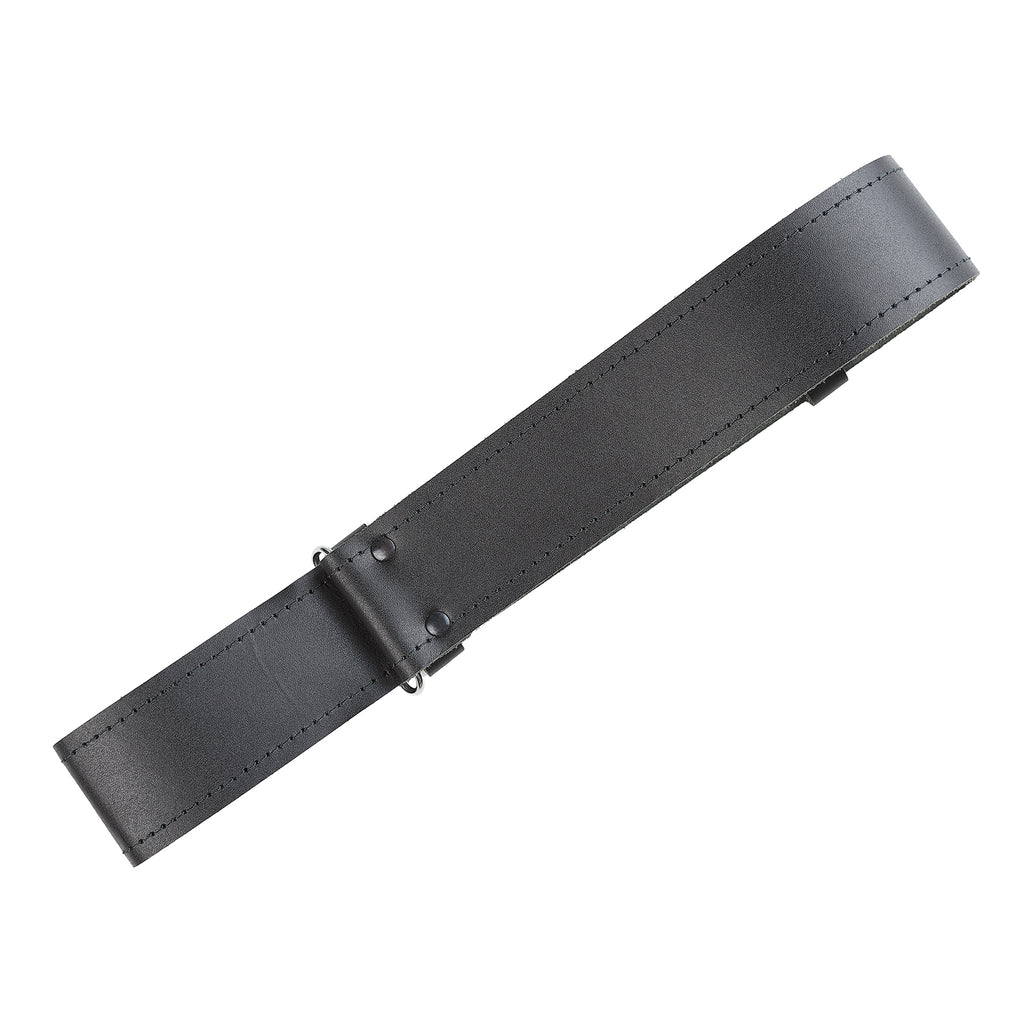 Gents Standard Black Leather Kilt Belt