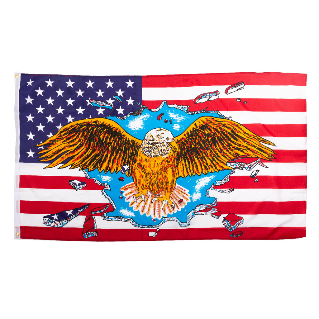 5X3 Flag Us Eagle