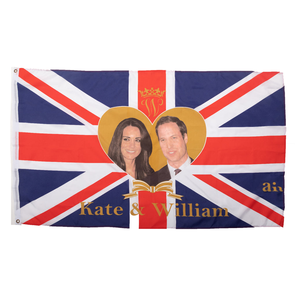 5X3 Flag Will & Kate's Wedding