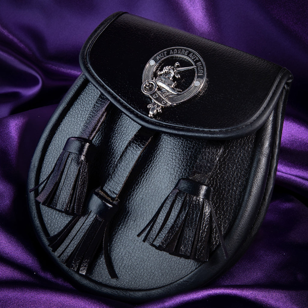 Clan Leather Half Dress Sporran Barclay