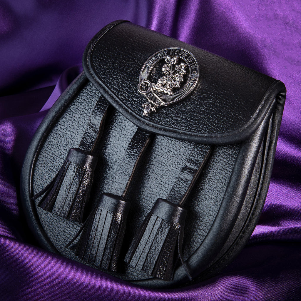 Clan Leather Half Dress Sporran Fraser