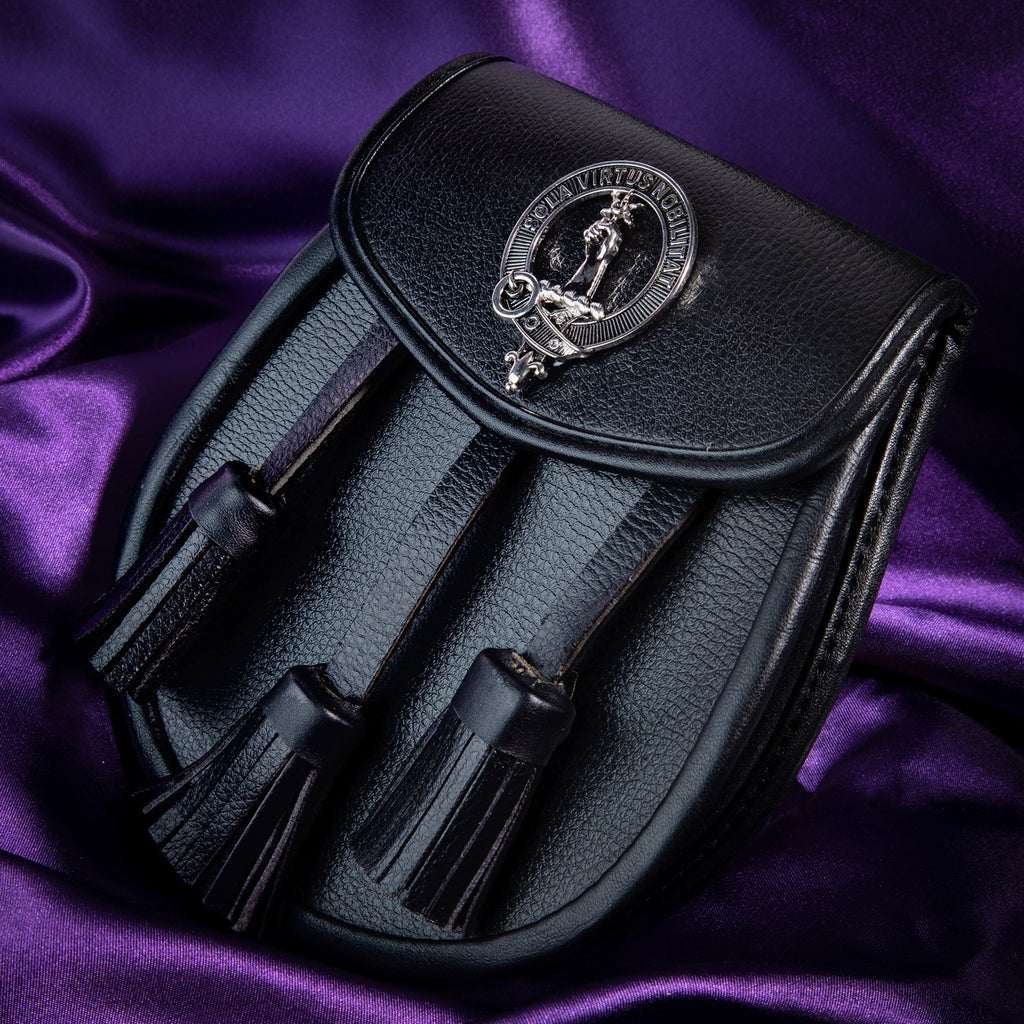 Clan Leather Half Dress Sporran Henderson