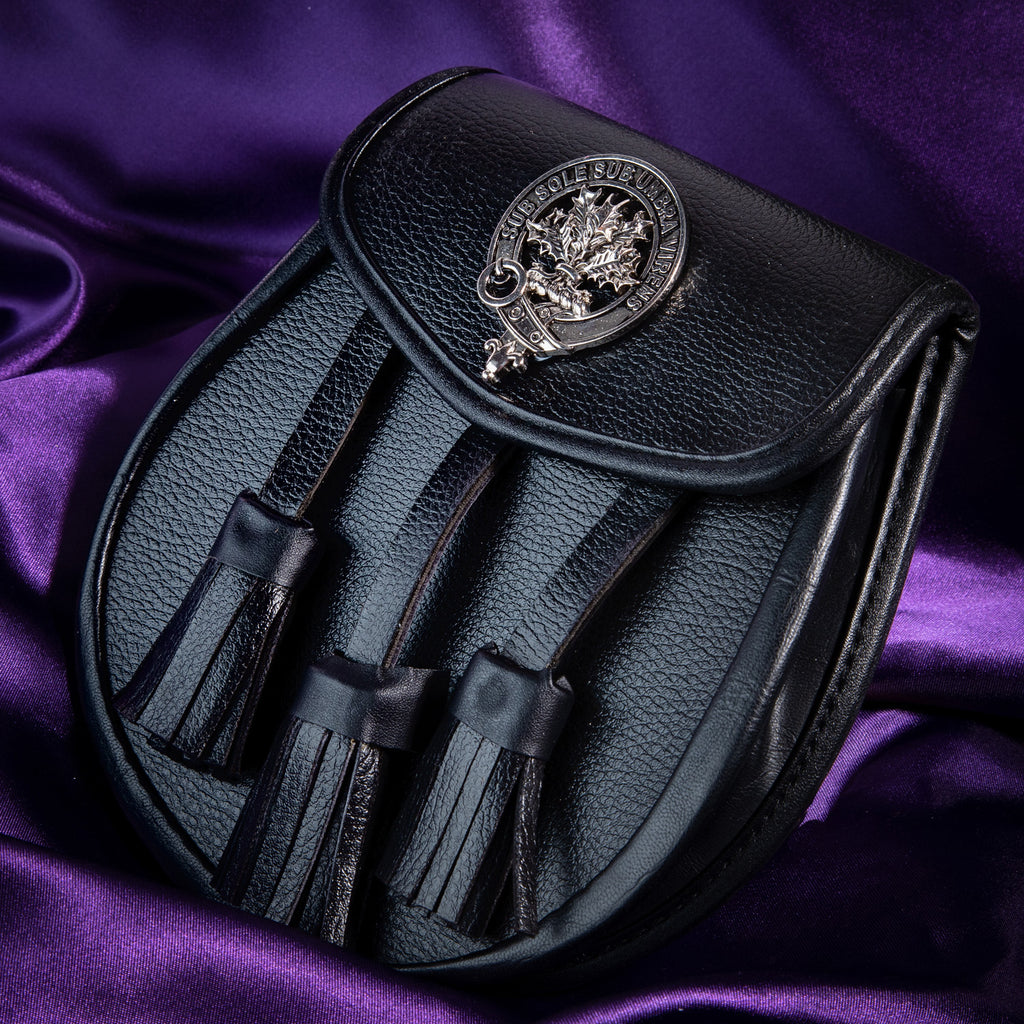 Clan Leather Half Dress Sporran Irvine