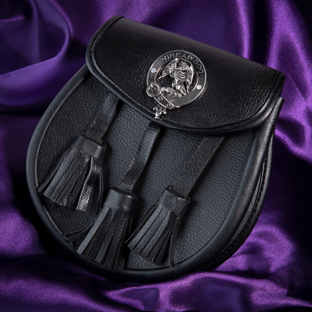 Clan Leather Half Dress Sporran Munro