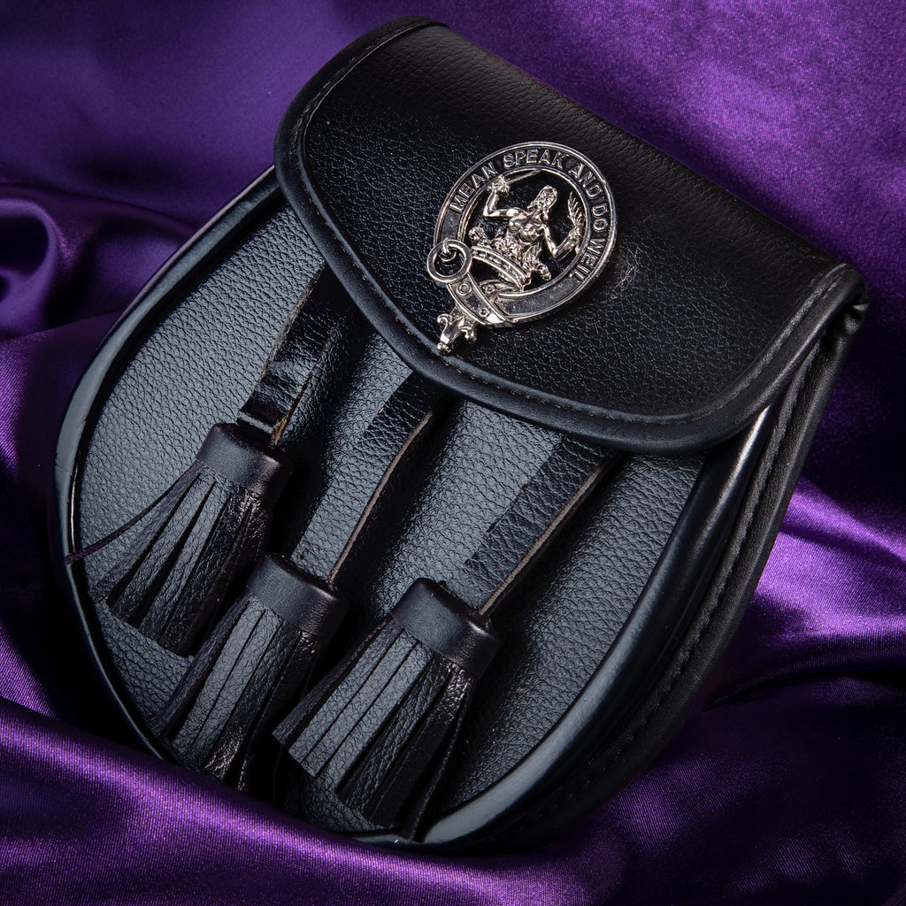 Clan Leather Half Dress Sporran Urquhart