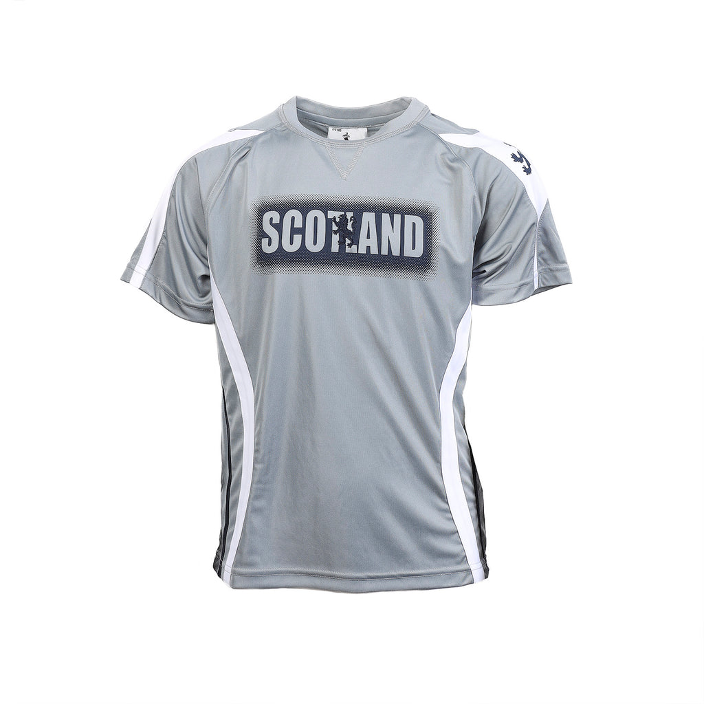 Kids Cool Scotland T-Shirt Grey