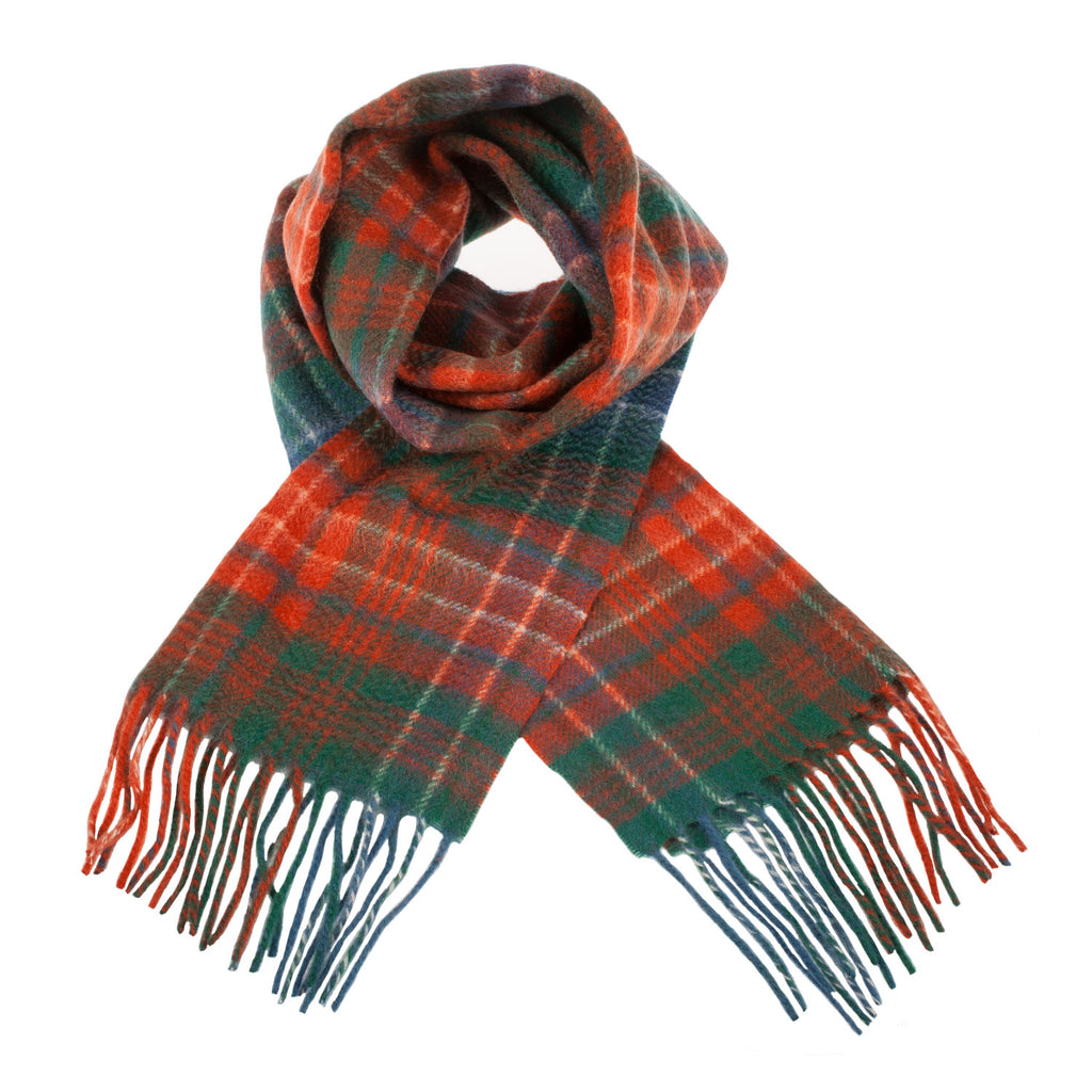 Cashmere Scottish Tartan Clan Scarf  Wilson Ancient