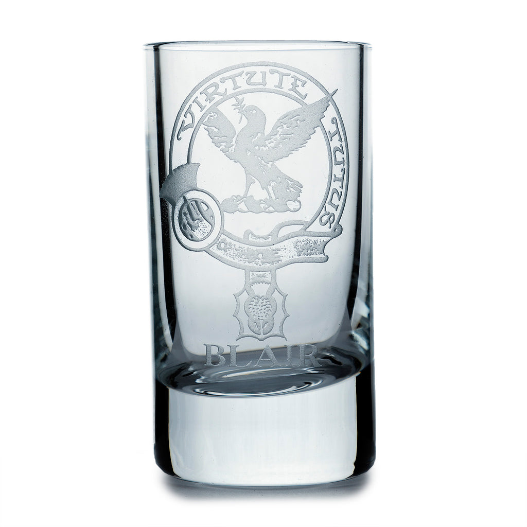 Collins Crystal Clan Shot Glass Blair