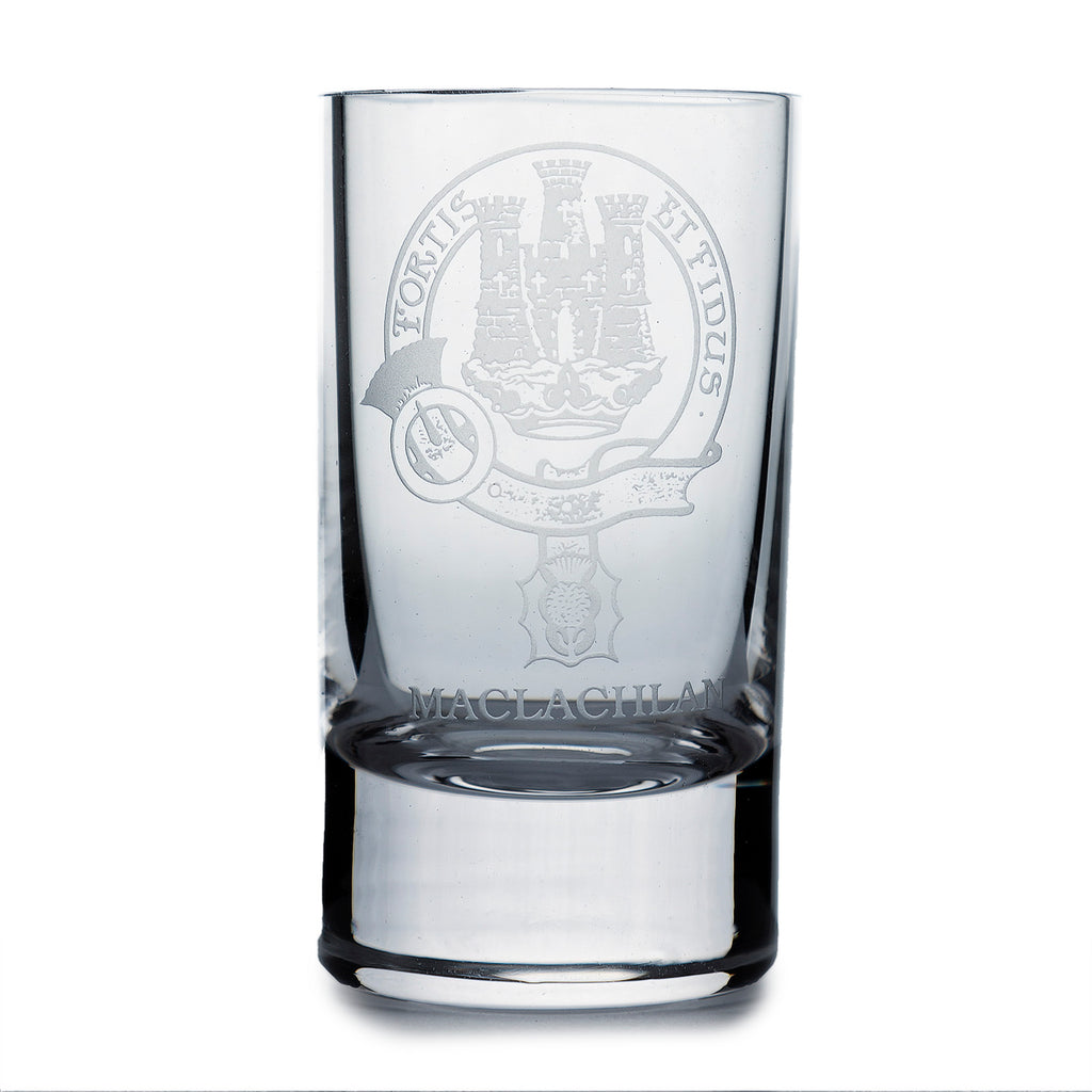 Collins Crystal Clan Shot Glass Maclachlan