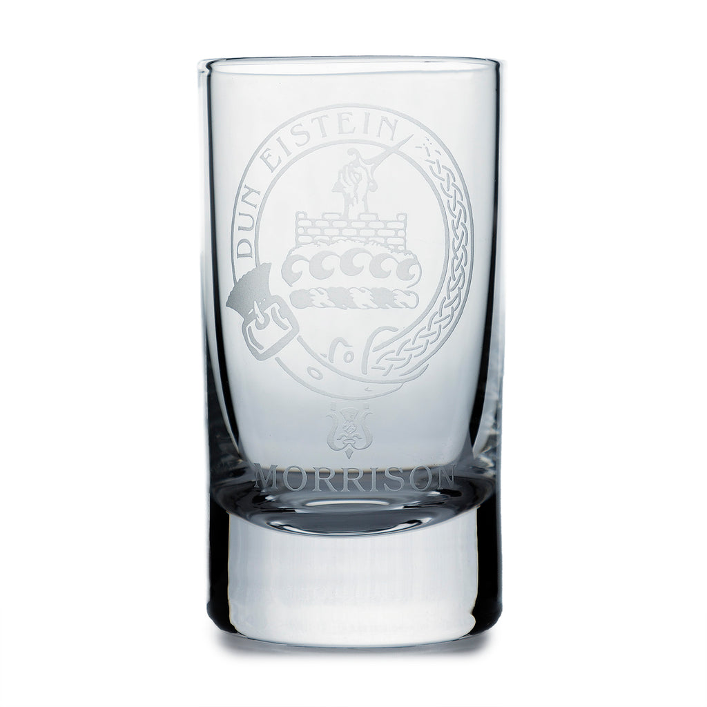 Collins Crystal Clan Shot Glass Morrison