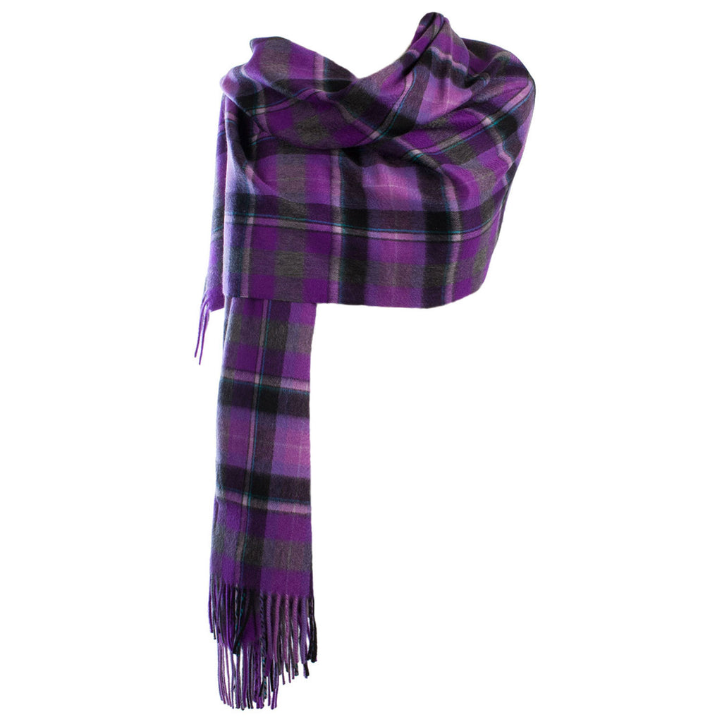 Dunedin Cashmere Stole  Bruce/Purple Grey