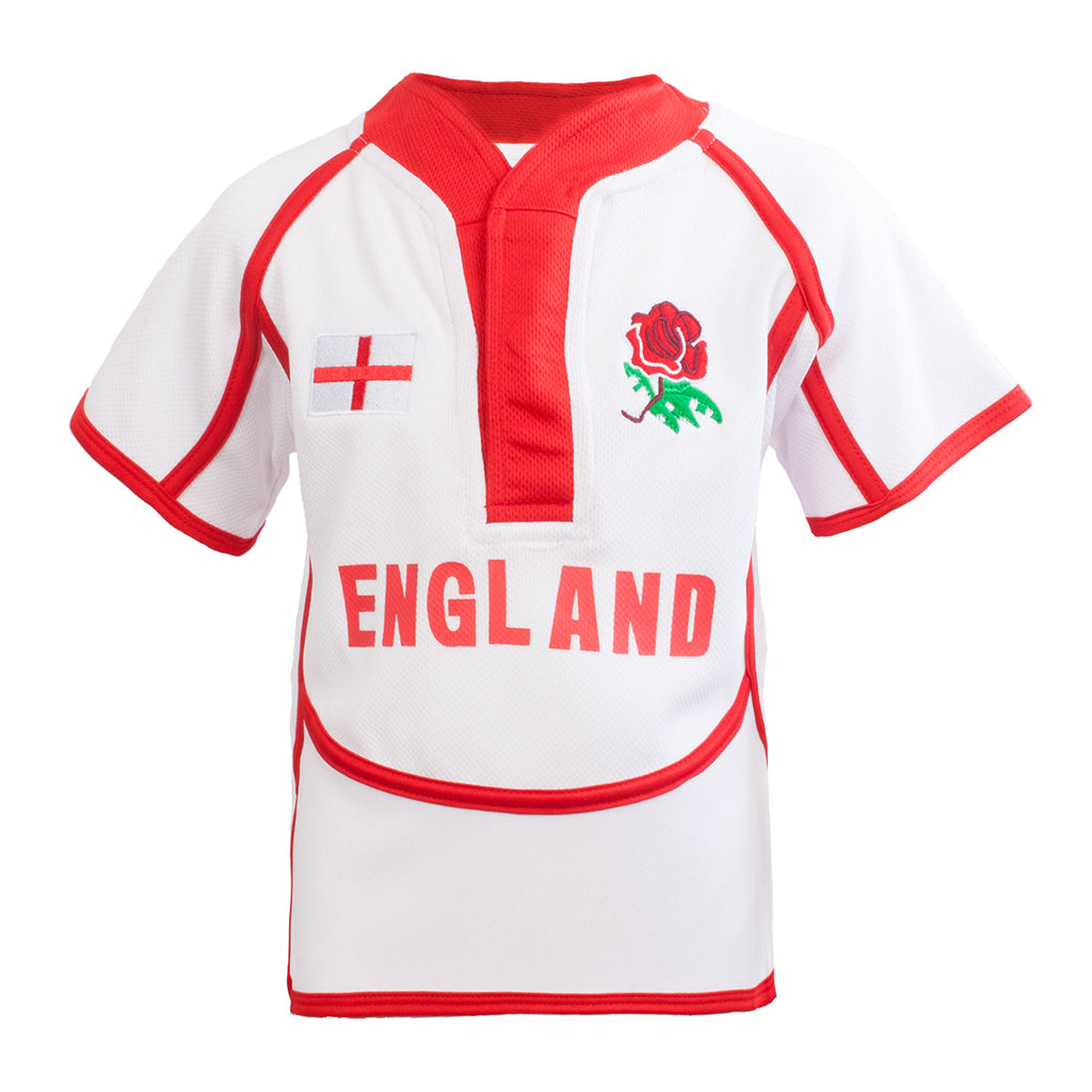 Kids Cooldry England Rugby Shirt