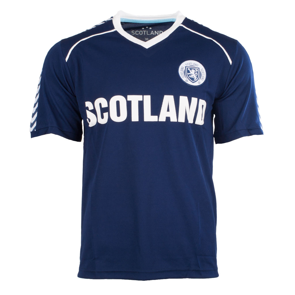 Men's Plain Scotland Football Shirt  Navy