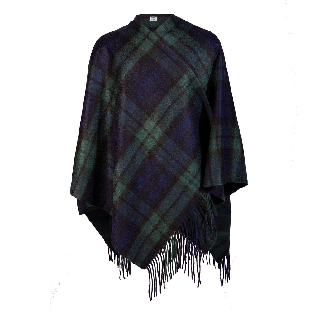 Edinburgh Cashmere Mini Cape  Black Watch