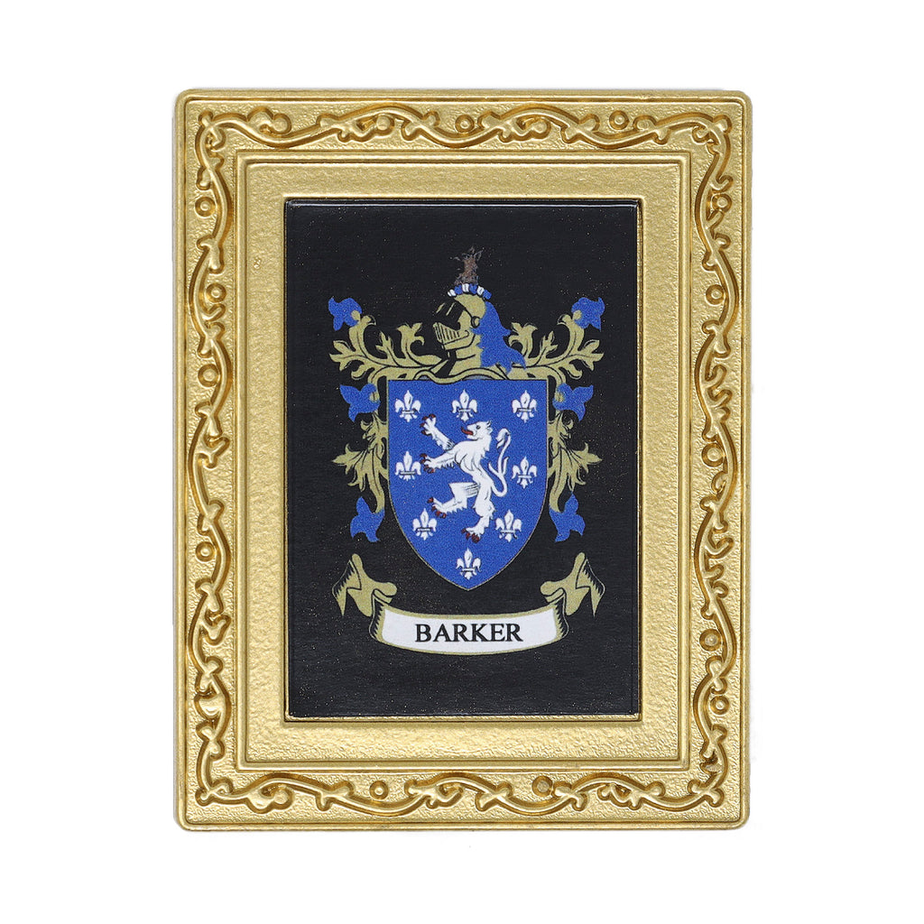 Coat Of Arms Fridge Magnet Barker