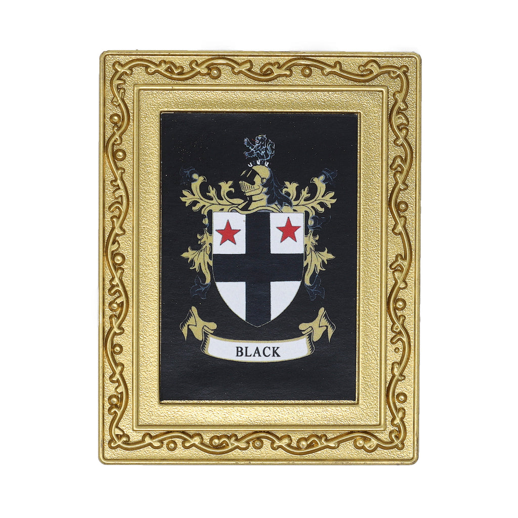 Coat Of Arms Fridge Magnet Black