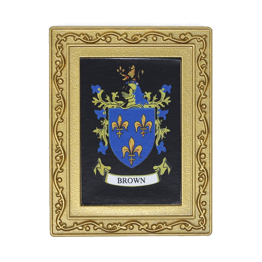 Coat Of Arms Fridge Magnet Brown